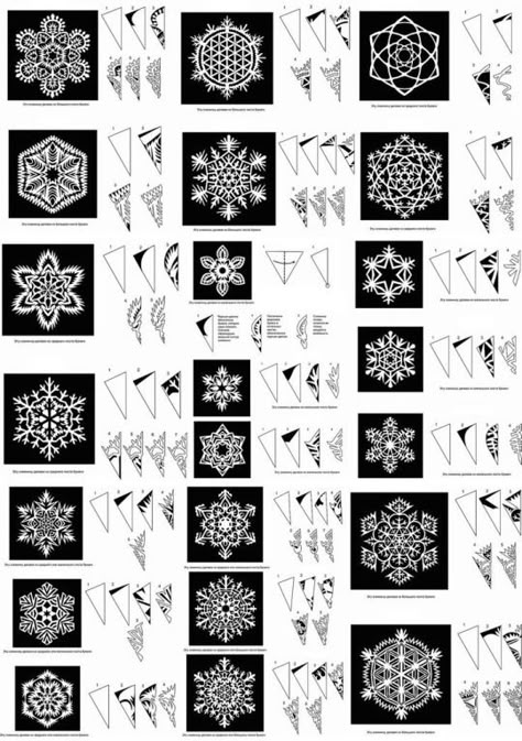 petitepointplace Snöflingor I Papper, Paper Snowflake Patterns, Kraf Kertas, Snowflake Template, Snow Flakes Diy, Navidad Diy, Paper Snowflakes, Snowflake Pattern, Kirigami