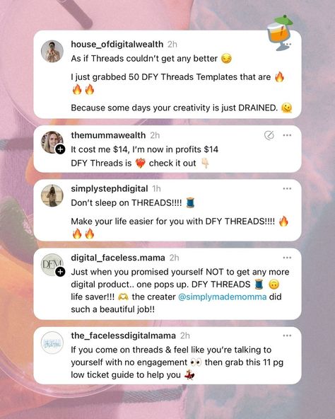 DFY THREADS! 🎉 Don’t know what to post on threads? Trying to post quickly? Needing some inspiration? DFY THREADS is what you neeeeedddd!!! 🎉🎉🎉 save time with my ready to post threads 🧵 only $14 👀 Comment “THREAD” and I’ll send it to you 💃🏻 Marketing On Instagram, Bettering Myself, You Promised, Send It, Don T Know, Save Time, Passive Income, Check It Out, Digital Marketing