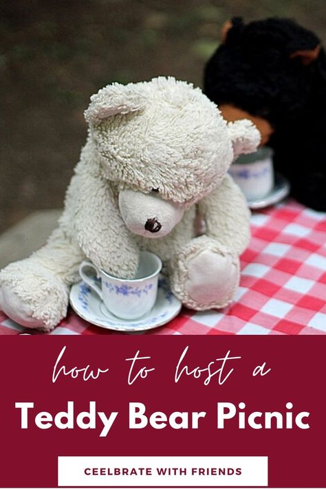 Are your kids missing their friends with all this social distancing that we are experiencing? Why not invite all your stuffed teddy bears to a picnic in the backyard? This is a great way to enjoy the sunshine and long days of summer! Today’s the day, the teddy bears have their picnic. Who has a favorite teddy bear from their childhood? I’d love to hear your favorite memories of this special stuffed bear! Teddy Bear Sleepover, Teddy Bear Picnic Baby Shower Theme, Teddy Bear Picnic Ideas, Teddy Bear Picnic Decorations, Teddy Bear Activities, Teddy Bear Picnic Activities Toddlers, Teddy Bear Picnic Games, Teddy Bears Picnic Activities, Teddy Bears Picnic Food