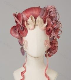 Unrealistic Hairstyles, Cool Wigs, Wig Reference, Burlesque Hair, Drag Hair, Wig Design, Exotic Hair Color, Colorful Wigs, Cool Hair Designs