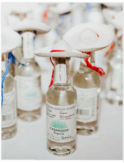 Tacos And Tequila Wedding, Casamigos Bottle Decor, Tacos And Tequila Rehearsal Dinner, Mini Casamigos Bottles, Cabo Wedding Favors, Tequila Favors Wedding, Mini Tequila Bottles Gift Party Favors, Casamigos Party Decor, Tacos And Tequila Engagement Party