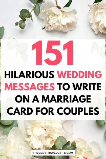 151 Funny Wedding Wishes For The Happy Couple In Your Life Funny Wedding Quotes To The Couple, Funny Wedding Card Messages, Wedding Day Wishes For The Couple, Wishes For Married Couple, Wedding Advice For The Couple, Funny Wedding Messages, Funny Wedding Wishes, Wedding Wishes For Couple, Funny Wedding Cards Congratulations