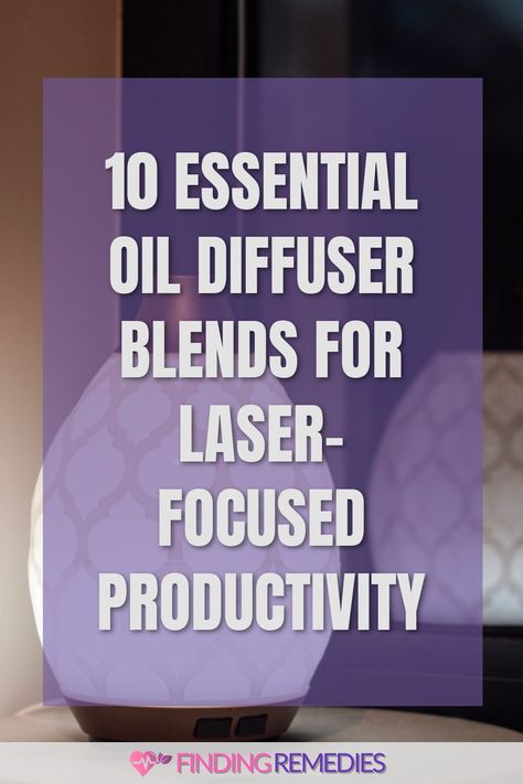 10 Essential Oil Diffuser Blends for Laser-Focused Productivity Diffuser Blends For Focus, Focus Diffuser Blend, Essential Oils For Memory, Focus Essential Oil Blend, Essential Oils Focus, Focus Concentration, Basil Essential Oil, Wellness Selfcare, Focus And Concentration