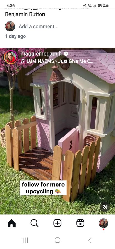 Playhouse Ideas, Little Tikes, House Made, Halloween House, Just Giving, Play Houses, Club House, Give It To Me, Halloween