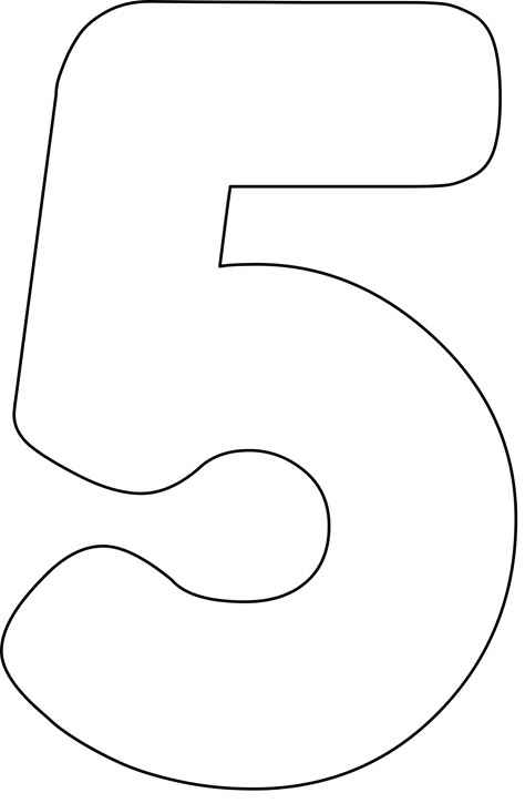 "5" stencil. Print, customize, or make your own free at RapidResizer.com #stencils #RapidResizer Large Number Stencils Printables Free, Number Stencils Printables Free, Number 5 Printable, Large Printable Numbers, Free Stencils Printables Templates, Birthday Chart Classroom, Stencils Printables Templates, Free Stencil Maker, Stencil Print