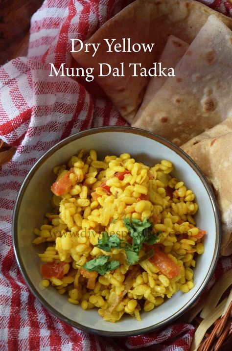 Dry Moong Dal Recipe, Mung Dal Recipe, Yellow Dal, Moong Dal Recipe, Dal Recipes, Dal Tadka, Greasy Food, Protein Rich Snacks, Indian Veg Recipes