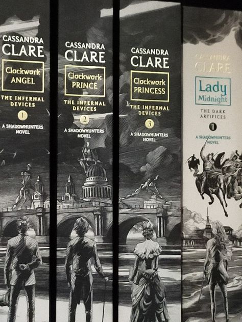 clockwork angel, clockwork prince, clockwork princess, lady midnight Clockwork Angel Book, The Clockwork Angel, Clockwork Angel Aesthetic, Spine Art, Literature Aesthetic, Lady Midnight, Clockwork Princess, Princess Book, Clockwork Angel