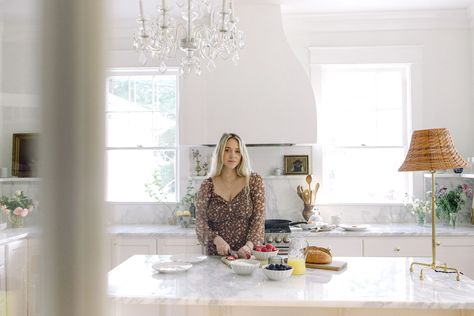 Chrome Light Fixtures, Carley Summers, Carley Page, Greenville North Carolina, Chrome Cabinet Pulls, Above The Sink, Black Granite Countertops, Interior Design Books, Calacatta Gold Marble