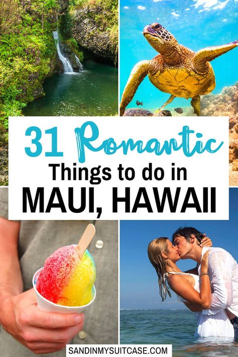 Check out the best things to do in Maui for couples! Bask on beautiful Hamoa Beach. Watch the sunrise at Haleakala. Stroll lavender fields. And more! | Maui honeymoon ideas Honeymoon Activities, Haleakala Sunrise, Maui Honeymoon, Activities For Couples, Things To Do In Maui, Maui Activities, Wailea Beach, Trip To Maui, Maui Travel