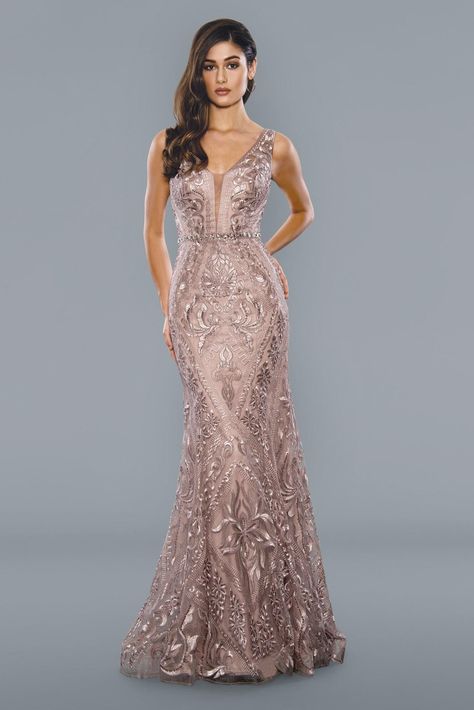 Mother Of The Quinceanera Dresses, Rose Gold Formal Dress, Rose Gold Wedding Dress, Mother Of The Bride Dresses Long, Mother Of The Bride Gown, Mother Of Bride Dresses, Pink Dusty, Bride Gown, Shimmer Dress