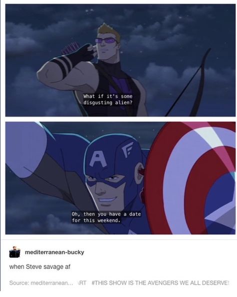 Avengers assemble Cartoon Captain America, Avengers Assemble Cartoon, Avengers Cartoon, Ultimate Spiderman, Avengers Funny, The Avengers, Hawkeye, Marvel Memes, Avengers Assemble