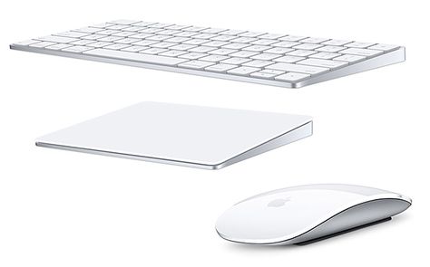 Apple’s New Magic Keyboard, Mouse, and Force Touch Trackpad - Sure to knock Apple’s groundbreaking “Pencil” out of the headlines for at least a day or two is news that the latest versions of Mac wireless accessories are finally rechargeable. No more AA batteries. Your new Magic Keyboard, Magic Mouse, & Magic Trackpad can now be re-charged via Lightning cable. | werd.com Latest Electronic Gadgets, Magic Trackpad, Apple Keyboard, Magic Keyboard, Apple Technology, Apple Computer, Apple New, Apple Design, Keyboard Mouse