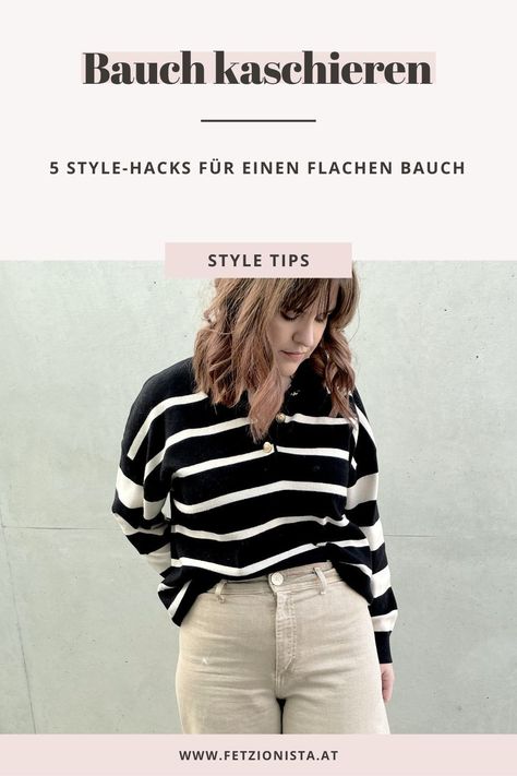 Ein flacher Bauch, ganz ohne Training oder Abnehmen? Diese 5 einfachen Style-Hacks kaschieren den Bauch im Nu! Wardrobe Basics, Capsule Wardrobe, Outfit Inspo, Style Inspiration, Wardrobe, Fashion Outfits