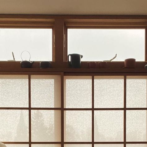 John Baker on Instagram: "We haven’t done many updates to our home in quite some time but there were some details to our apartment that we never quite got around to finishing. One detail are these new window screens inspired by Japanese shoji.  We had grooves for a sliding window screen made at the back window for our home 12 years ago, but after some renovation fatigue we never went through with getting the shoji screens made. @studiojunction , who designed the store and our apartment came back again to finish this area for us and it looks incredible." Shoji Window, Japanese Window, Shoji Screens, Shoji Screen, Sliding Window, Window Screen, Sliding Windows, Window Screens, Some Times