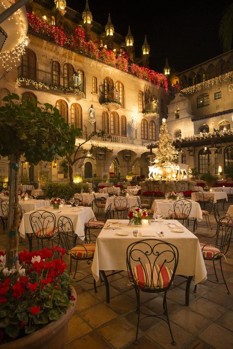 Mission Inn Hotel Photo Gallery - Riverside CA Vacation Dinner Aesthetic, Italian Hotel Aesthetic, Fancy Restaurant Aesthetic Night, Italy Restaurant Aesthetic, Italian Restaurant Exterior, Italy Hotels Luxury, Luxury Restaurant Aesthetic, Italian Restaurant Aesthetic, Fancy Italian Restaurant