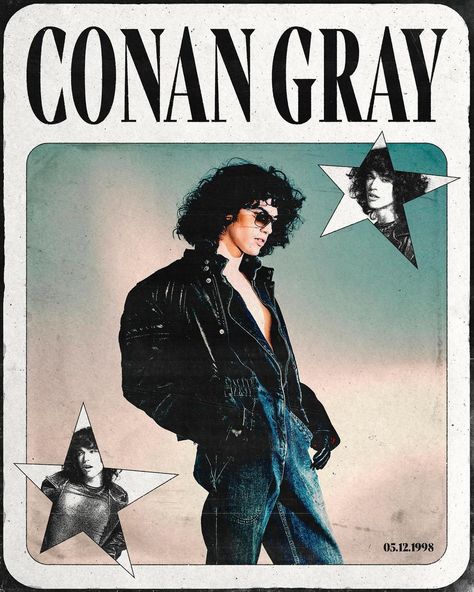 Black And White Conan Gray Poster, Conan Gray Prints, Conan Gray Room, Fangirl Posters, Conan Gray Poster, Conan Grey, Conan Gray Aesthetic, Posters For Room, Luxurious Lifestyle