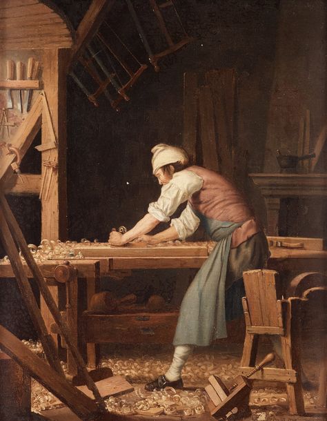 Historic Images of Woodworkers – Mortise & Tenon Magazine Woodworking Images, Woodwork Shop, Carpentry Workshop, Antique Woodworking Tools, Learn Woodworking, Antique Tools, Wood Worker, Woodworking Carpentry, Woodworking Projects Plans