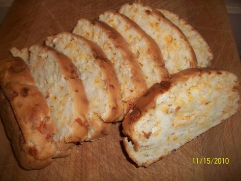 I was searching for a quick bread recipe without all the time and work it takes to knead dough and then wait for it to rise.  I searched Food Network.com and found a recipe for Beer Bread.  Although simple and fast to make, I did not like the taste of it.  So I altered the ingredients and experimented a bit and after just two trys, I came up with this version.  I was so pleased with it....I felt compelled to share it with others who like me, want a quick homemade bread that everyone will lov... Cheese And Onion Bread, Quick Homemade Bread, Onion Bread Recipe, Quick Bread Recipe, Onion Bread, Easy Cheese, Beer Bread, How To Make Sandwich, Quick Bread Recipes