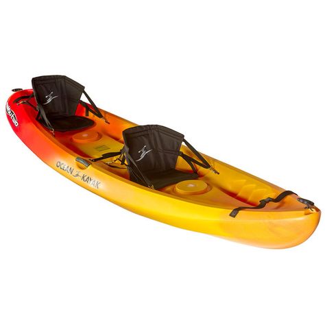 OCEAN KAYAK 12' Malibu Two Tandem Sit-On-Top Kayak | West Marine Canoe For Sale, Kayak Pictures, Best Fishing Kayak, Sit On Kayak, Ocean Kayak, Recreational Kayak, Tandem Kayaking, Dog Sports, Boat Building Plans