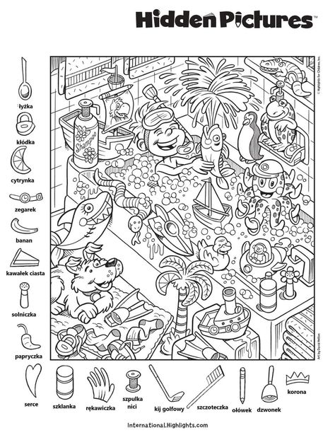 Hidden Pictures Printables, Hidden Picture Games, Highlights Hidden Pictures, Hidden Object Puzzles, Find The Hidden Objects, Hidden Picture Puzzles, Hidden Images, Hidden Pictures, Hidden Objects