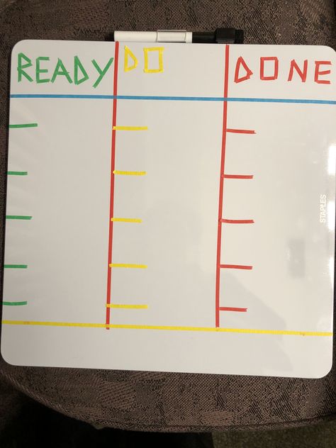 Get Ready Do Done, Rti Interventions Elementary, Rti Interventions, Sarah Ward, Resource Teacher, Executive Dysfunction, Executive Functions, Tools For Kids, Executive Functioning Skills