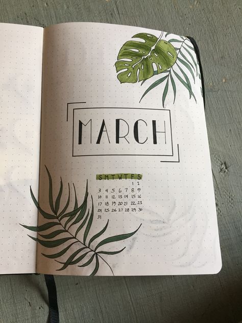 Planer March, March Dot Journal, Journal Ideas March, March Journal Ideas, Boulet Journal March, Cricut Calendar, March Calendar Ideas, March Bujo Theme, March Lettering