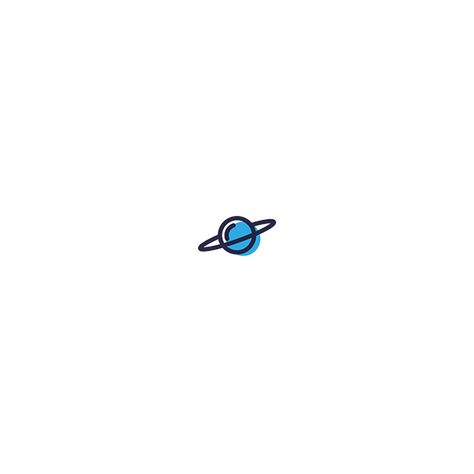 Plant Icon, White Background, Blue, White, Black