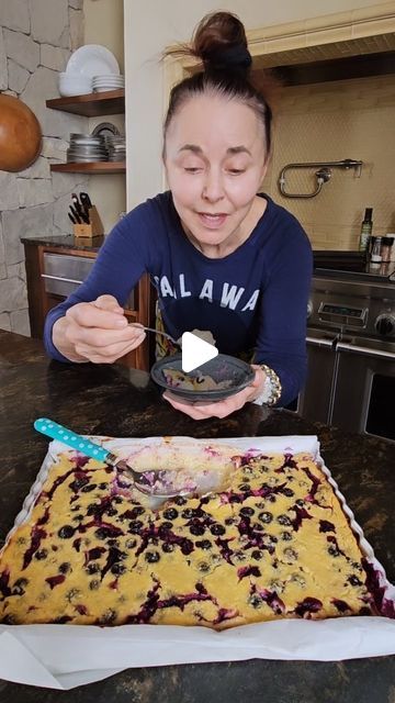 Alice D'Antoni Phillips on Instagram: "I'm blown away!

SAVE for later. 
SHARE on your IG Stories!
FOLLOW Ally for more!

Ya'll wanted a more detailed video of this recipe for Baked Lemon Blueberry Custard, so here you go!

Not too sweet.  If you want smoother, use a hand mixer. I like a lumpy texture! 

Full of protein.  Cottage cheese is a super food!

Next time I'm gonna make in individual ramekins. Coat with cooking spray (coconut,  avocado or olive oil spray)

🍋🫐🍋🫐🍋🫐RECIPE: 

INGREDIENTS

Preheat oven to 350

2 pasture raised eggs

1/4 cup 1:to:1 GF flour

Pinch salt

16 oz. whole milk 4% curd cottage cheese

1/3 cup honey

1/3 cup fresh lemon juice

1/4 cup freshly zested lemon

3 cups blueberries

INSTRUCTIONS

In a medium mixing bowl, add the eggs, flour, and salt. Whisk and Lemon Cottage Cheese Pancakes, Adding Cottage Cheese To Eggs, Cottage Cheese Yogurt Egg Cheesecake, 29g Protein Cottage Cheese Egg Bake, Lemon Blueberry Cottage Cheese Pancakes, Blueberry Custard, Protein Cottage Cheese, Pasture Raised Eggs, Olive Oil Spray