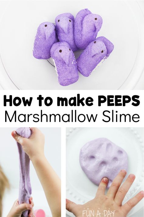 Peeps Slime: What a Fun Candy Science Activity for Spring Peeps Stem Activities For Kids, Easter Peeps Science Experiment, Peeps Experiment For Kids, Easter Themed Science Experiments, Peep Slime Recipe, Spring Science Experiments For Toddlers, Peep Science Experiment Preschool, Peeps Science Experiments For Kids, Peeps Activities For Preschool