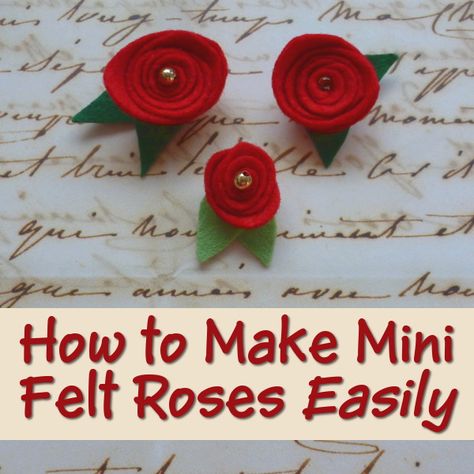 Felt Flowers Patterns, Felt Rose, Felted Flowers, Felt Mushroom, Felt Flowers Diy, Rose Crafts, Felt Roses, Flower Craft, Bows Diy