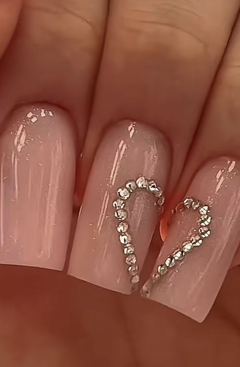 Unghie Sfumate, Wow Nails, Nagel Tips, Girly Acrylic Nails, Classy Acrylic Nails, Acrylic Nails Coffin Short, Gem Nails, Pink Acrylic Nails, Classy Nails