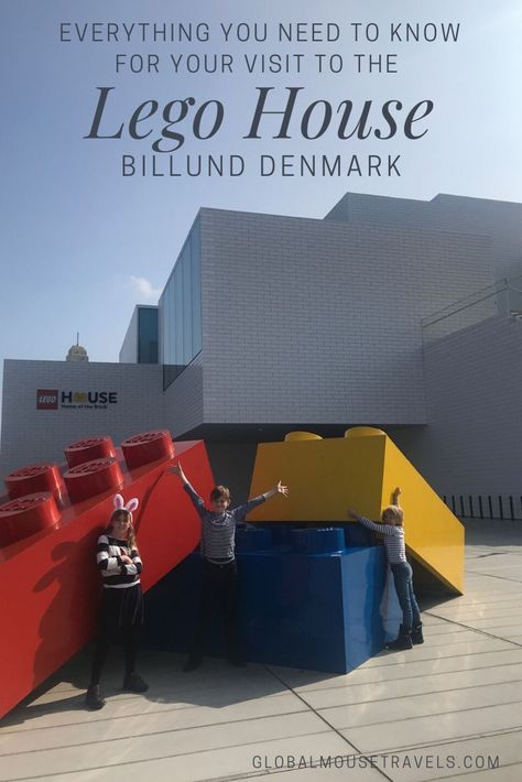 Everything you need to know for your visit to the LEGO House, Billund, Denmark. Find out all about the amazing #LEGO House in Billund, from the restaurants and food to the interactive displays. If you're travelling to Jutland then this needs to be on your travel list. Read more for our top tips. Billund Denmark, Travelling Places, International Travel Essentials, Interactive Displays, Lego Land, Family Ski Trip, Scandinavia Travel, Lego House, Europe Trip