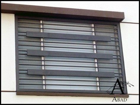 Metal Gates Design, Dream Dressing Room, Modern Window Grill, Home Window Grill Design, Window Grill Design Modern, Burglar Proof, House Window Design, Apartments Exterior, Window Bars