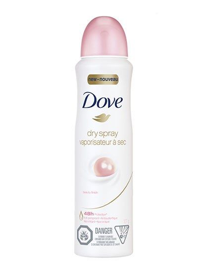 The 15 New Products That Changed Our Lives This Year | Allure Spray On Deodorant, Dove Dry Spray, Cute Hygiene Products, It Girl Products, Dove Products, Feminine Deodorant, Dove Deodorant, Spray Deodorant, Feminine Products