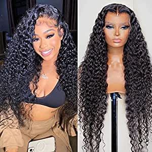 Natural Black Hair Color, Curly Lace Frontal, Hair Water, Long Human Hair Wigs, Wavy Wigs, Lace Front Wigs Human Hair, Remy Human Hair Wigs, Curly Human Hair Wig, Curly Lace Front Wigs