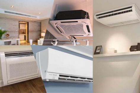 5 Types of Mini Split Indoor Units (How to Choose) Split Ac Unit, Standing Split, Mini Split Ac, Ductless Mini Split, Split Ac, Air Handler, Split System, Window Air Conditioner, Window Unit