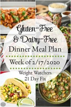 Healthy Dinner Meal Plan, Meal Prepping Ideas, Gluten Free Weight Watchers, Dinner Meal Plan, Prepping Ideas, Printable Grocery List, Gluten Free Meal Plan, Meal Plan Grocery List, Ideas For Breakfast