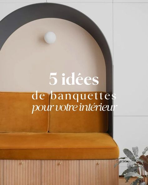 Idées et inspirations de banquettes ! Du rangement élégant et pratique pour votre entrée, couloir, chambre, coin repas, cuisine et bien plus ! 

Confidences, fins de soirées, débriefings… Vu le temps que vous allez passer dans votre cuisine, autant en faire un espace douillet ! La clé ? Une banquette. Placée judicieusement, elle vous permet de créer des assises confortables tout en gagnant de la place et du rangement. Plum Living, Banquette, Home Deco, Nook, Plum, Sweet Home, Coin, New Homes, Interior Design