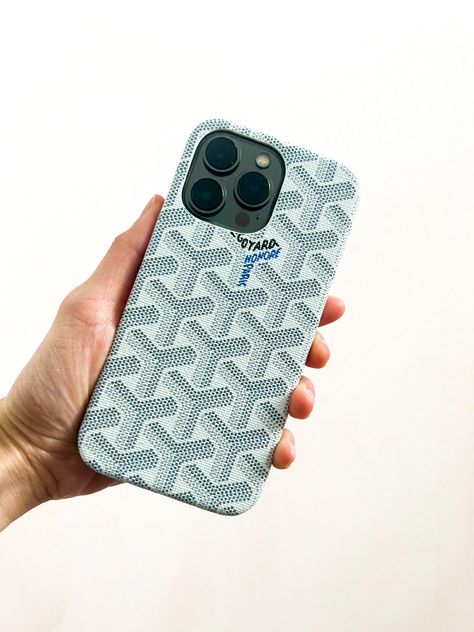 Goyard iPhone case Goyard Phone Case, Goyard Men, Goyard Iphone Case, Black Men Fashion Urban, Branded Phone Cases, Stylish Iphone Cases, Iphone Obsession, Vintage Tee Shirts, Id Design