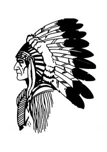 coloring-simple-native-american-profile Native American Coloring Pages, Native Drawings, Indian Tattoo Design, Indian Drawing, Native American Tattoo, Indian Skull, Indian Pictures, Native American Symbols, Indian Tattoo