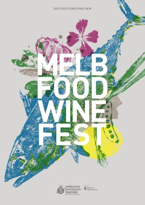 Melbourne Food & Wine Festival turns to animated campaign combining food with art - Mumbrella Food Festival Logo, Wine Festival Poster, Food Festival Branding, Food Festival Poster, Wine Advertising, Logo Examples, Tuna Tartare, Food Event, Wine And Food Festival