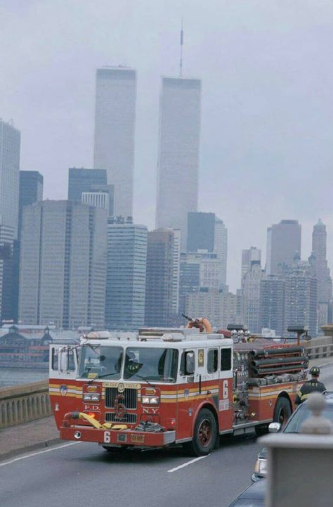 Firefighter Images, Firefighter Photography, Fire Trucks Pictures, World Trade Center Nyc, Firefighter Art, Firefighter Pictures, New York Wallpaper, Female Firefighter, New York City Map