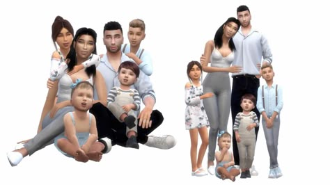 Family portrait. Sims 4 Family Poses, The Sims 4 Pose, Sims Family, Sims 4 Couple, Pose Sims 4, Sims 4 Cc Poses, Sims4 Poses, Poses The Sims 4, Twins Posing