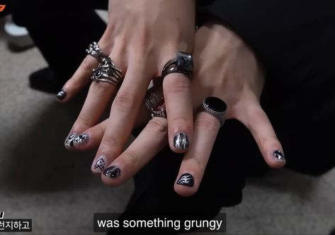 Mingi’s Crazy Form era nails Era Nails, Concert Nails, Short Nails Art, Short Nails, Nail Art, My Style, Nails, Nail Arts