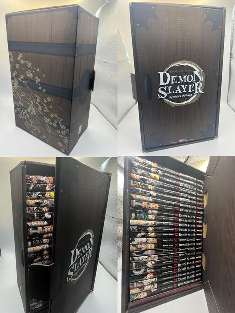 Demon Slayer Box Set, Demon Slayer Manga Box Set, Demon Slayer Inspired Room, Demon Slayer Things To Buy, Demon Slayer Stuff To Buy, Demon Slayer Toys, Demon Slayer Themed Room, Demon Slayer Merchandise, Demon Slayer Gift Ideas