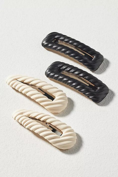 Shop Women's Accessories | Anthropologie Haute Hair, Anthropologie Accessories, Whimsical Fashion, Etsy Business, Hair Elastics, Hair Barrettes, Barrettes, Hair Tools, Black Cream