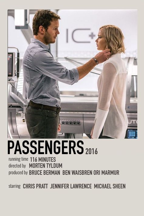 Passengers Movie, Polaroid Movie Poster, Posters Minimalist, Movie Ideas, Minimalist Posters, Michael Sheen, Movie Posters Minimalist, Film Quotes, Aesthetic Wall