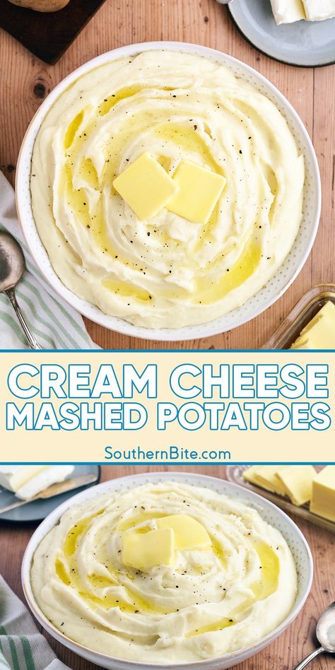 Whip up the creamiest mashed potatoes ever with this simple Cream Cheese Mashed Potatoes recipe. Smooth, rich, and full of flavor—it's the perfect side dish for bringing everyone to the table! Side Dishes With Cream Cheese, Smooth Recipes, Mash Potato Recipe, Potato Recipes Mashed, Best Mashed Potatoes With Cream Cheese, Mashed Potatoes Recipe With Cream Cheese, Baked Mashed Potatoes With Cream Cheese And Sour Cream, Mash Potatoes Recipe, Best Mashed Potatoes Cream Cheese