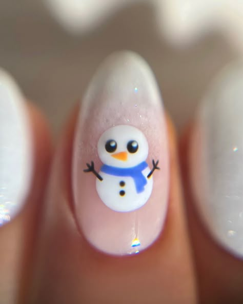 rest assured that I was listening to the frozen soundtrack whilst doing these ❄️🌨️☃️✨ rings from @monicavinader 💍 #nails #nailinspo #nailspo #nailart #winternails #christmasnails #xmasnails #snowmannails #nailsnailsnails #nailsofinstagram Skiing Nails, Frozen Soundtrack, Snowman Nail Art, Penguin Nails, Nail Set Ideas, Nails And Tattoos, Snow Nails, Snowman Nails, Nail Winter