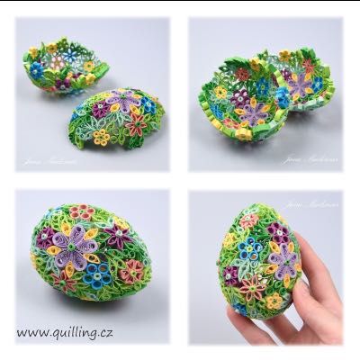 Yarn Balloon, Diy – Velikonoce, Quilling Instructions, Paper Quilling Tutorial, Paper Quilling Flowers, Origami And Quilling, Quilling 3d, Paper Quilling Patterns, Quilled Paper Art